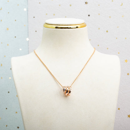 [GALE]SERPENTI PINK GOLD NECKLACE DIAMOND