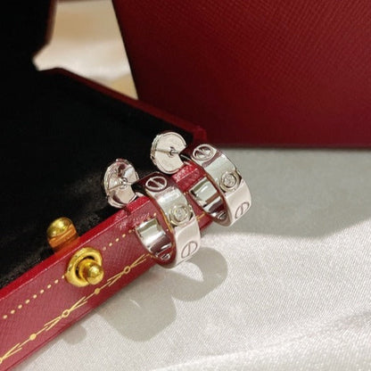 [GALE]LOVE EARRINGS 5.7MM 2 DIAMONDS