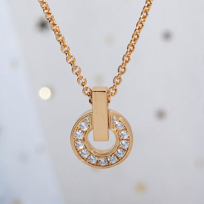 [GALE]GARI NECKLACE PINK GOLD DIAMOND
