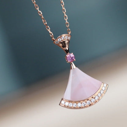 [GALE]DREAM NECKLACE PINK MOP DIAMOND