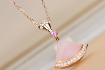 [GALE]DREAM NECKLACE PINK MOP DIAMOND