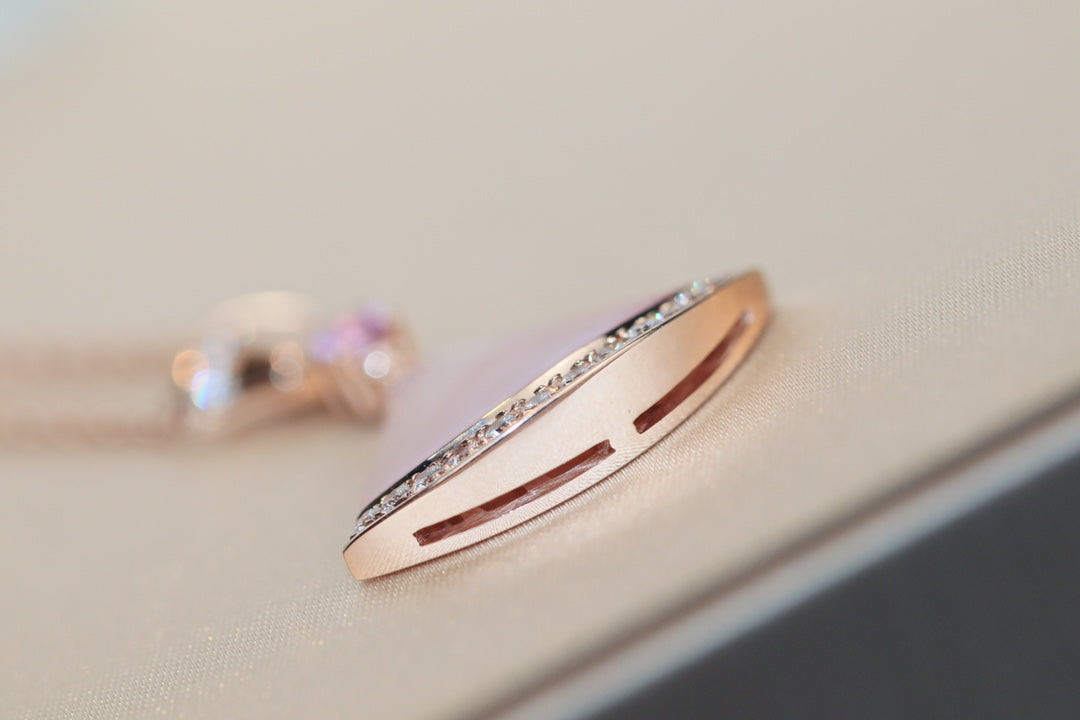 [GALE]DREAM NECKLACE PINK MOP DIAMOND