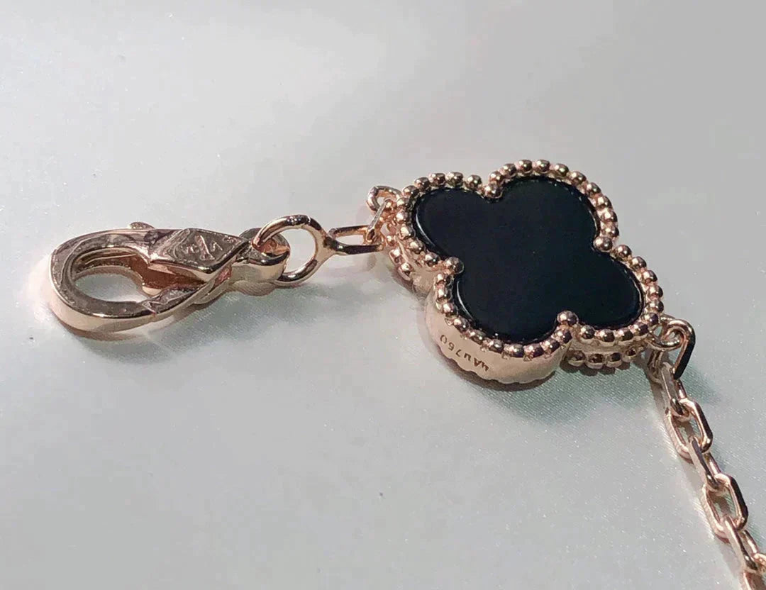 [GALE]CLOVER 5 MOTIFS MULTICOLOR BRACELET