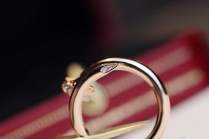 [GALE]JUSTE RING 2.65MM PINK GOLD DIAMOND