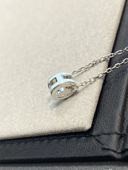 [GALE]POP H LIGHT BLUE NECKLACE