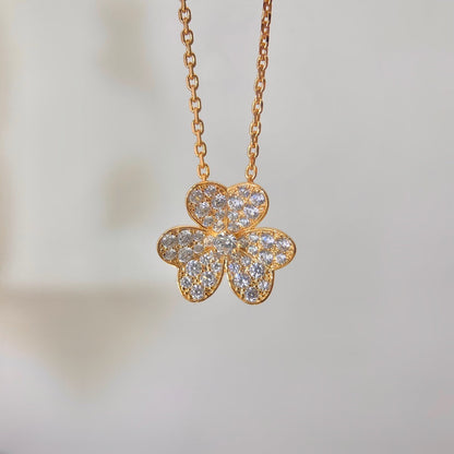 [GALE]FLOWER DIAMOND NECKLACE