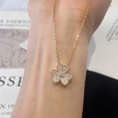 [GALE]FLOWER DIAMOND NECKLACE
