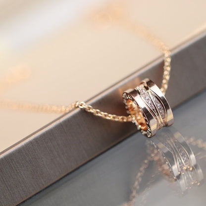 [GALE]ZERO 1 PINK GOLD DIAMOND NECKLACE