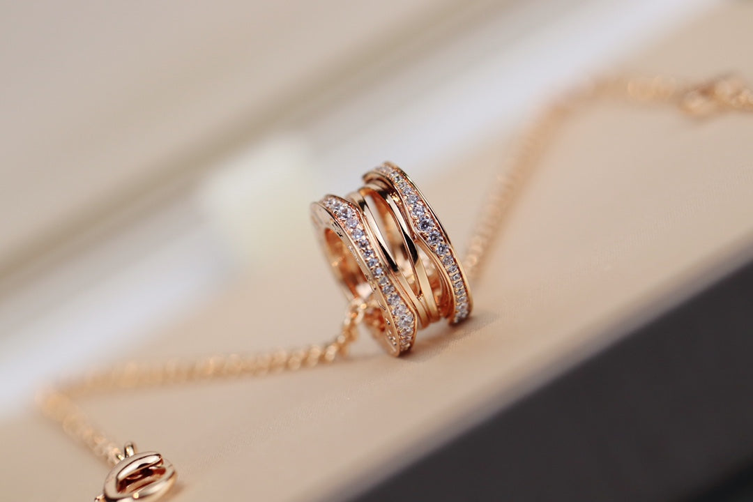 [GALE]ZERO 1 PINK GOLD NECKLACE