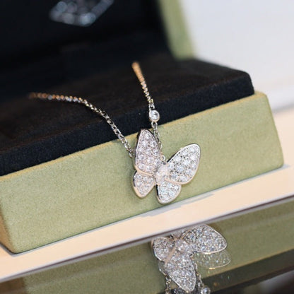 [GALE]BUTTERFLY DIAMOND NECKLACE