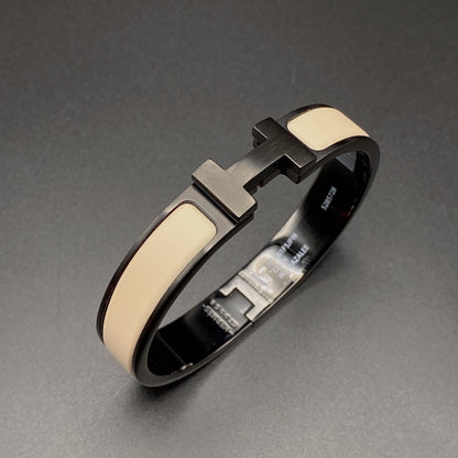 [GALE]H BRACELET 12MM BLACK BEIGE CERAMIC