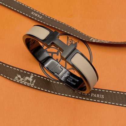 [GALE]H BRACELET 12MM BLACK BEIGE CERAMIC