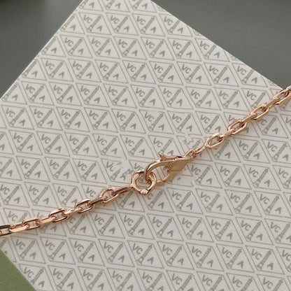 [GALE]LUCKY SPRING 15 MOTIFS ROSE GOLD NECKLACE