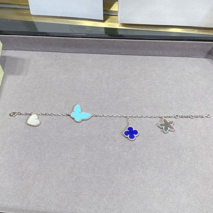 [GALE]LUCKY SPRING SILVER BRACELET 4 MOTIF