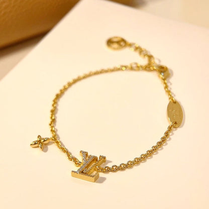 [GALE]LOGO STAR MOTIF GOLD BRACELET
