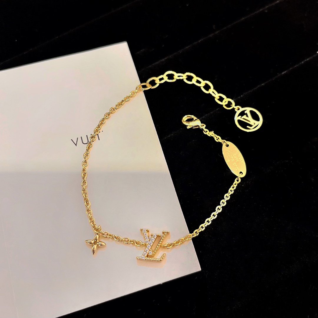 [GALE]LOGO STAR MOTIF GOLD BRACELET