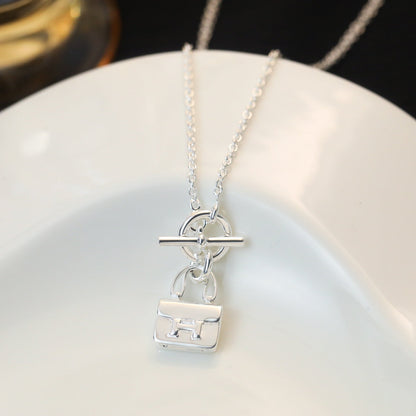 [GALE]POP H PEDANT SILVER NECKLACE