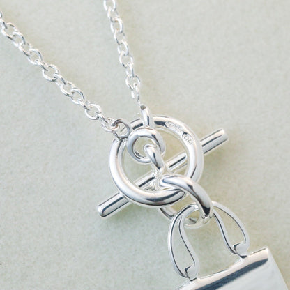 [GALE]POP H PEDANT SILVER NECKLACE