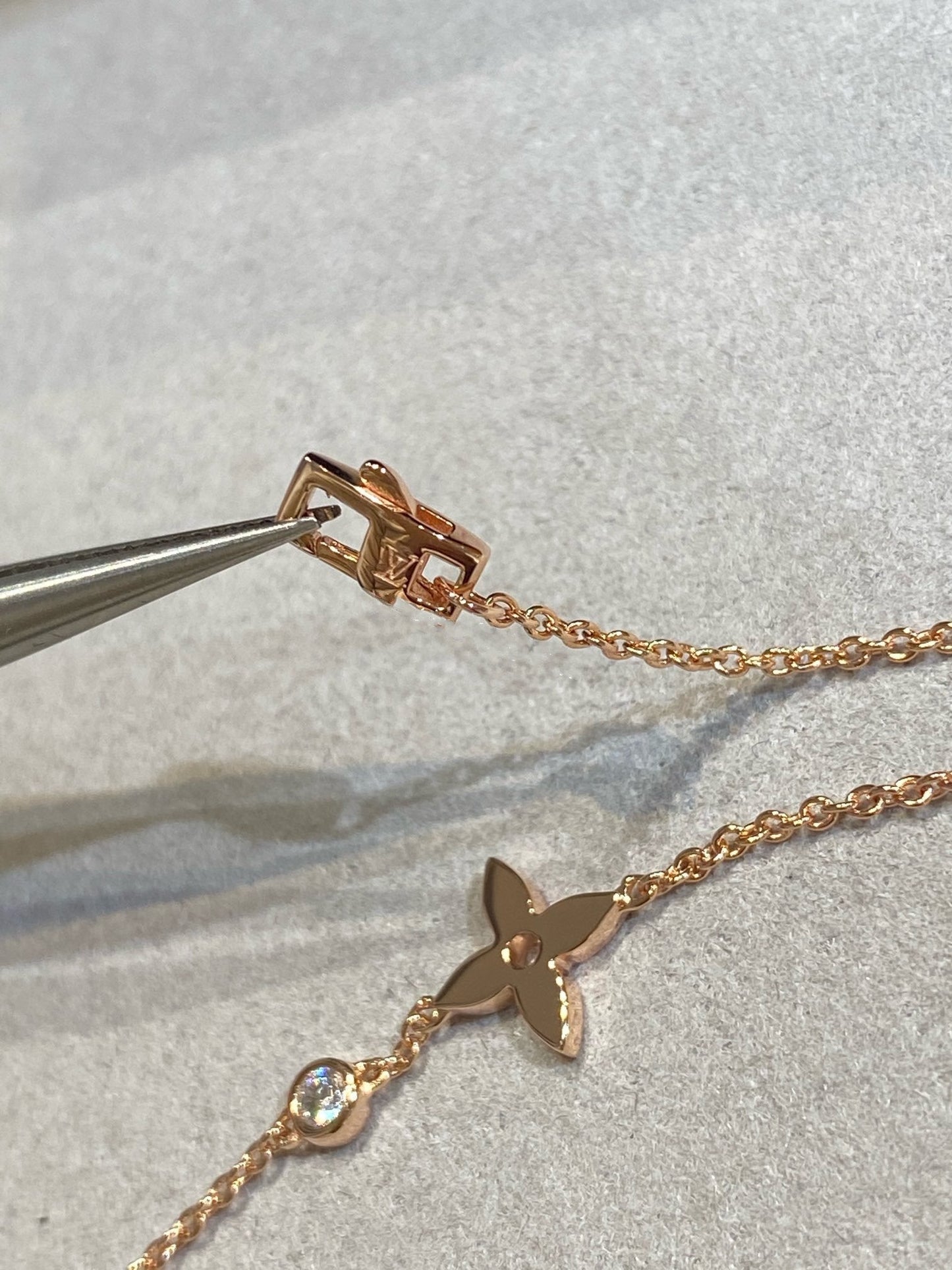 [GALE]STAR DIAMOND PINK GOLD BRACELET