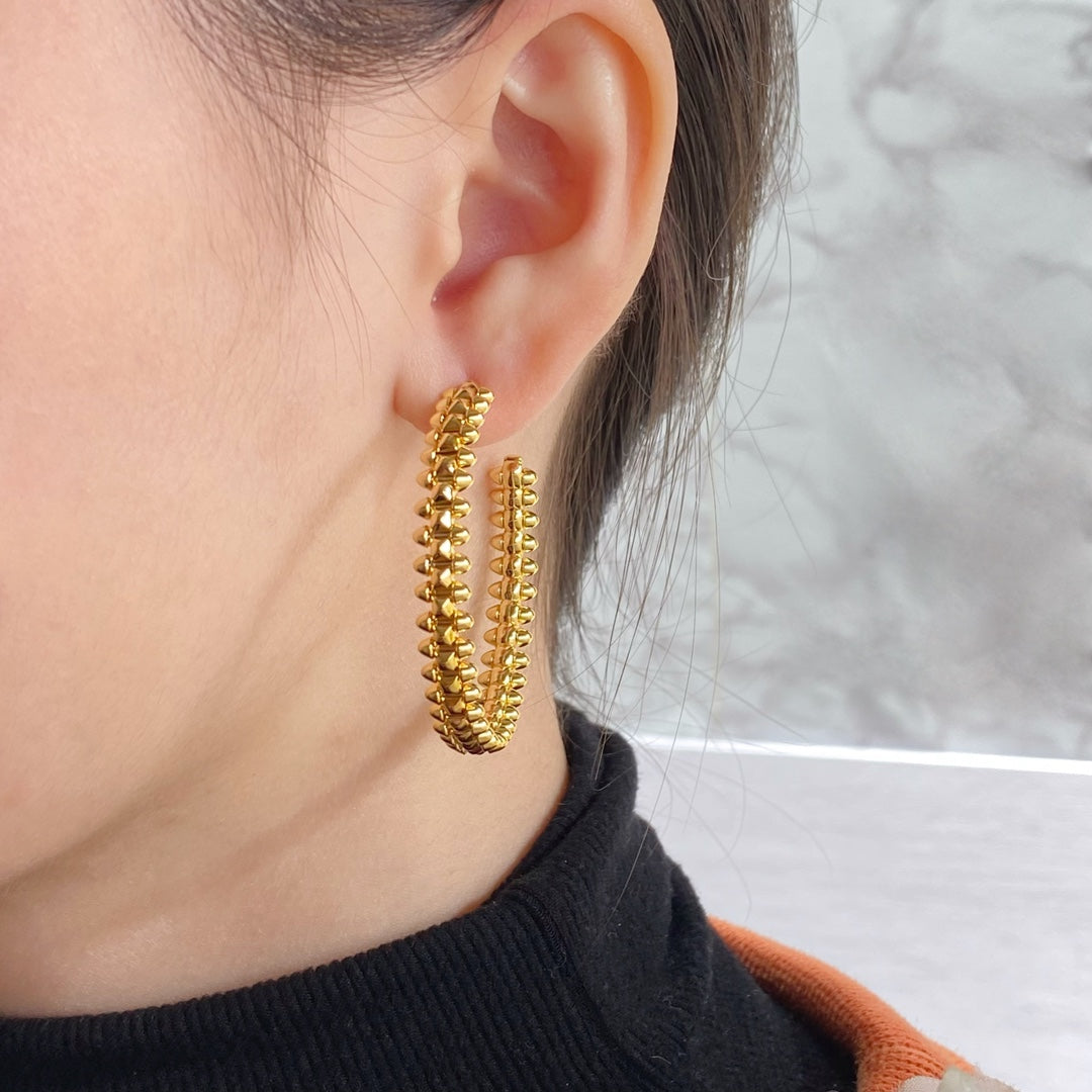[GALE]CLASH LARGE HOOP EARRINGS