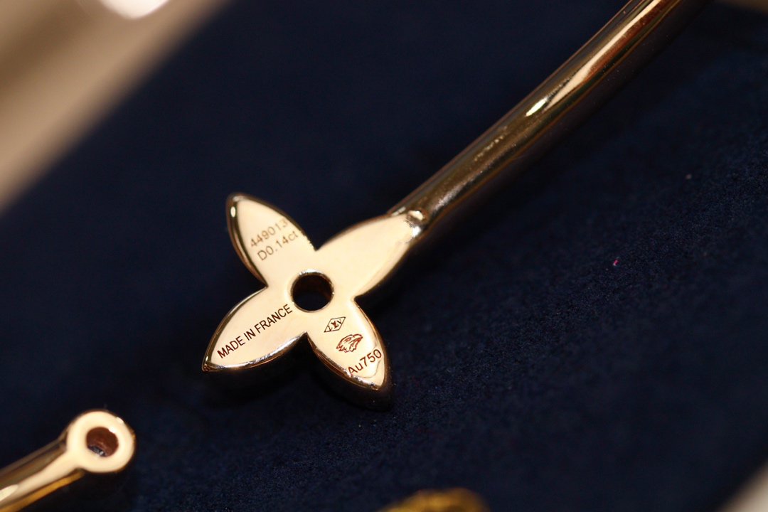 [GALE]IDYLLE PINK GOLD OPEN BRACELET DIAMOND PAVED