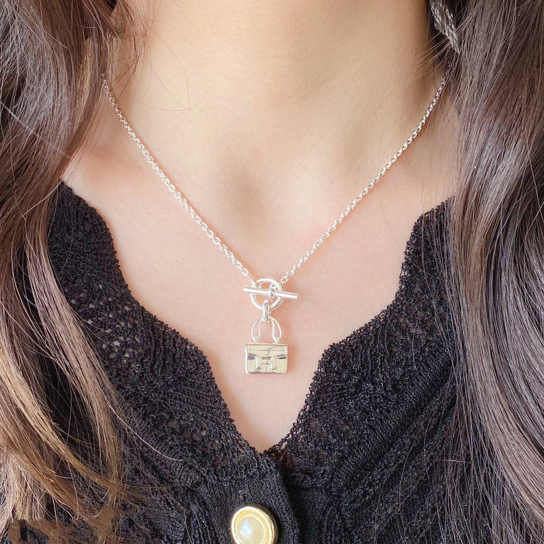 [GALE]CONSTANCE PEDANT SILVER NECKLACE