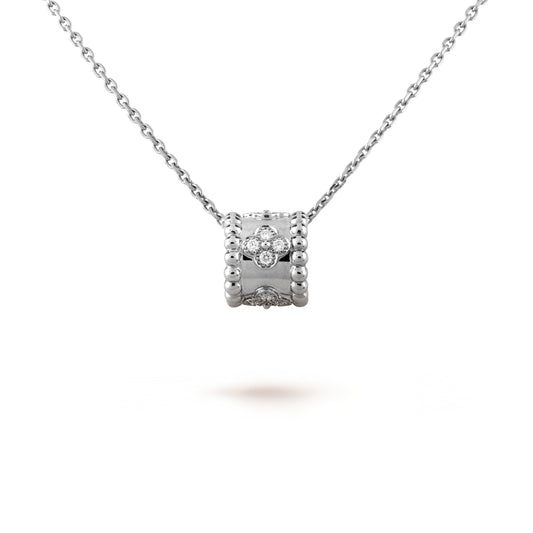 [GALE]PERLEE PEDANT SIVLER DIAMOND NECKLACE