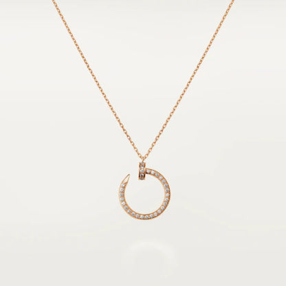 [GALE]JUSTE NECKLACE PINK GOLD DIAMONDS
