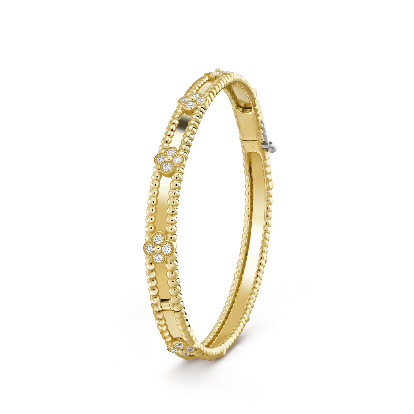 [GALE]CLOVER BRACELET 4MM DIAMONDS