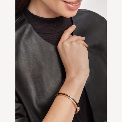 [GALE]ZERO 1 PINK GOLD WITH BLACK CERAMIC BRACELET