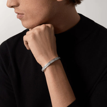 [GALE]LOVE BRACELET 6.1MM DIAMOND-PAVED 10 BIG DIAMONDS