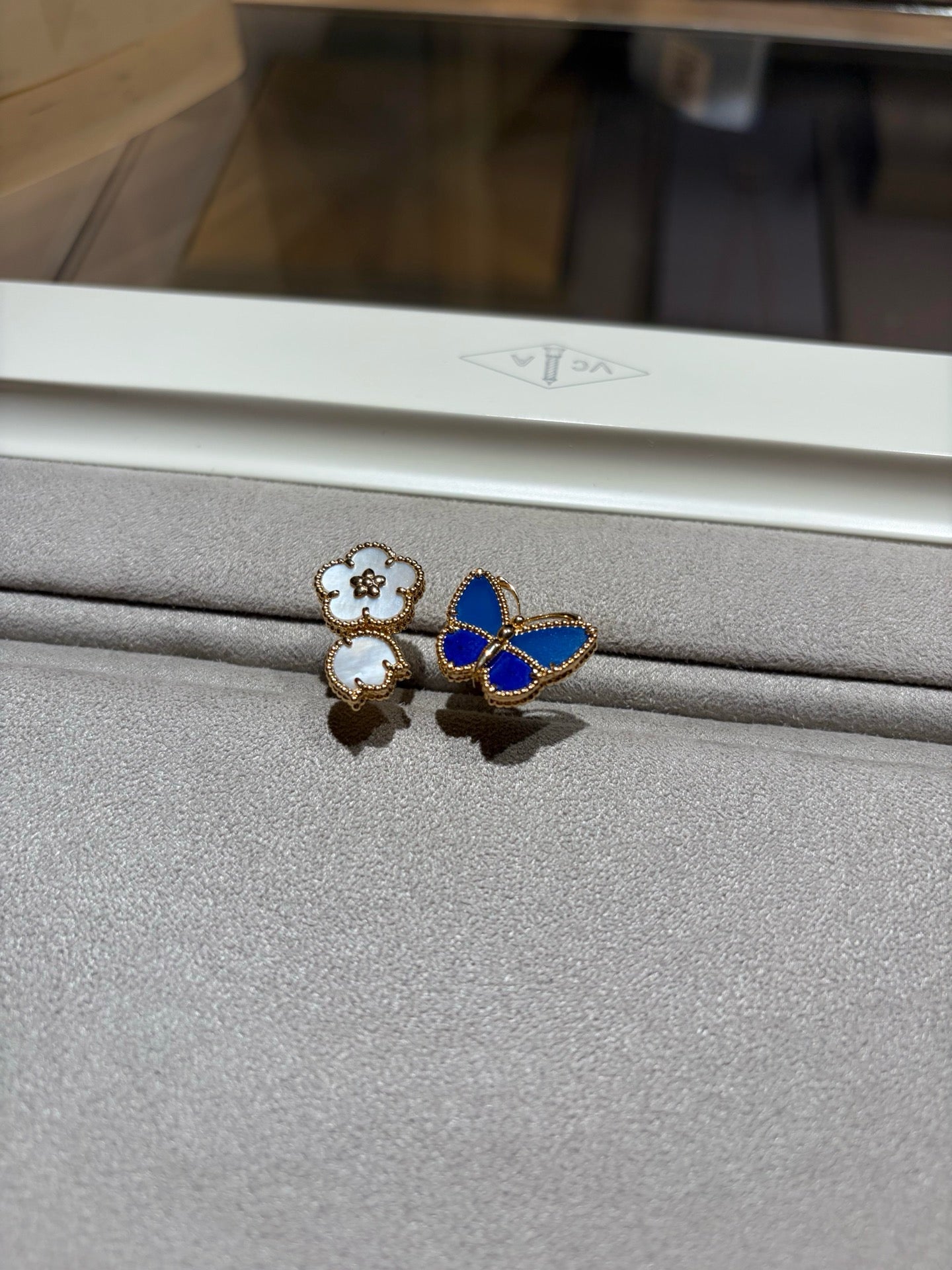 [GALE]LUCKY SPRING BUTTERFLY OPEN-FACE RINGS