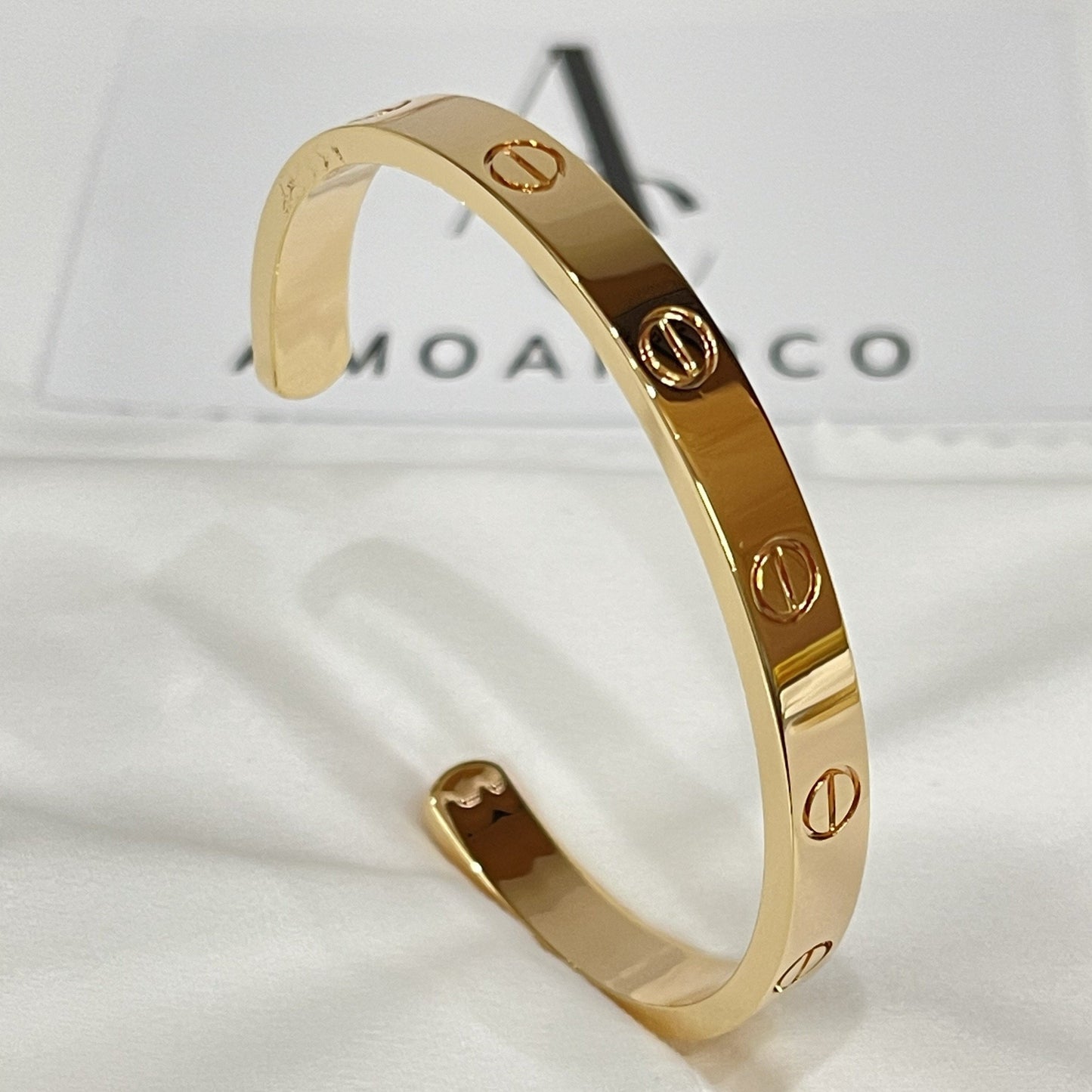 [GALE]LOVE BRACELET 6.1MM OPEN CUFF