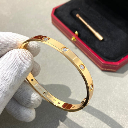 [GALE]LOVE BRACELET 6.1MM 10 DIAMONDS