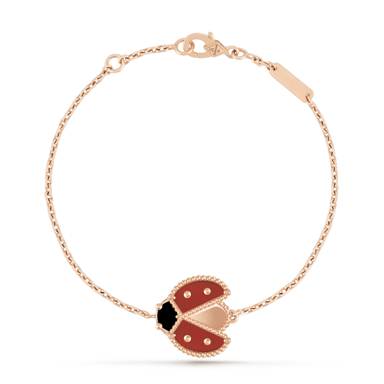 [GALE]LUCKY SPRING 1 MOTIF PINK GOLD BRACELET