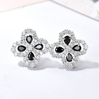[GALE]LOOP EARRINGS FULL MOTIF DIAMOND 16MM