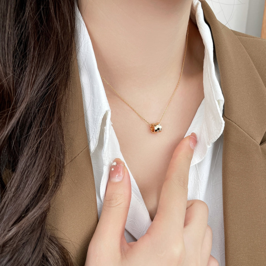 [GALE]BEE MINI PEDANT DIAMOND NECKLACE