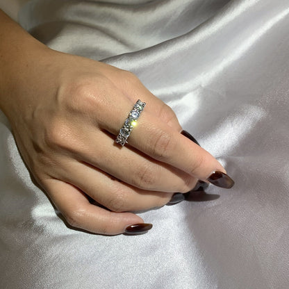 [GALE]Gorgeous Round Cut Tennis Ring