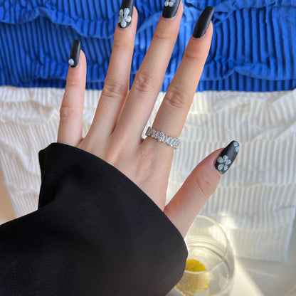 [GALE]Delicate Multi Shape Tennis Ring