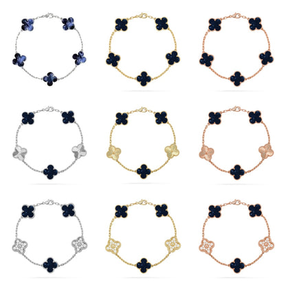 [GALE]CLOVER 5 MOTIF PIETERSITE BRACELET COLLECTION
