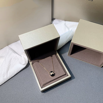 [GALE]JEUX DE PINK GOLD DIAMOND NECKLACE