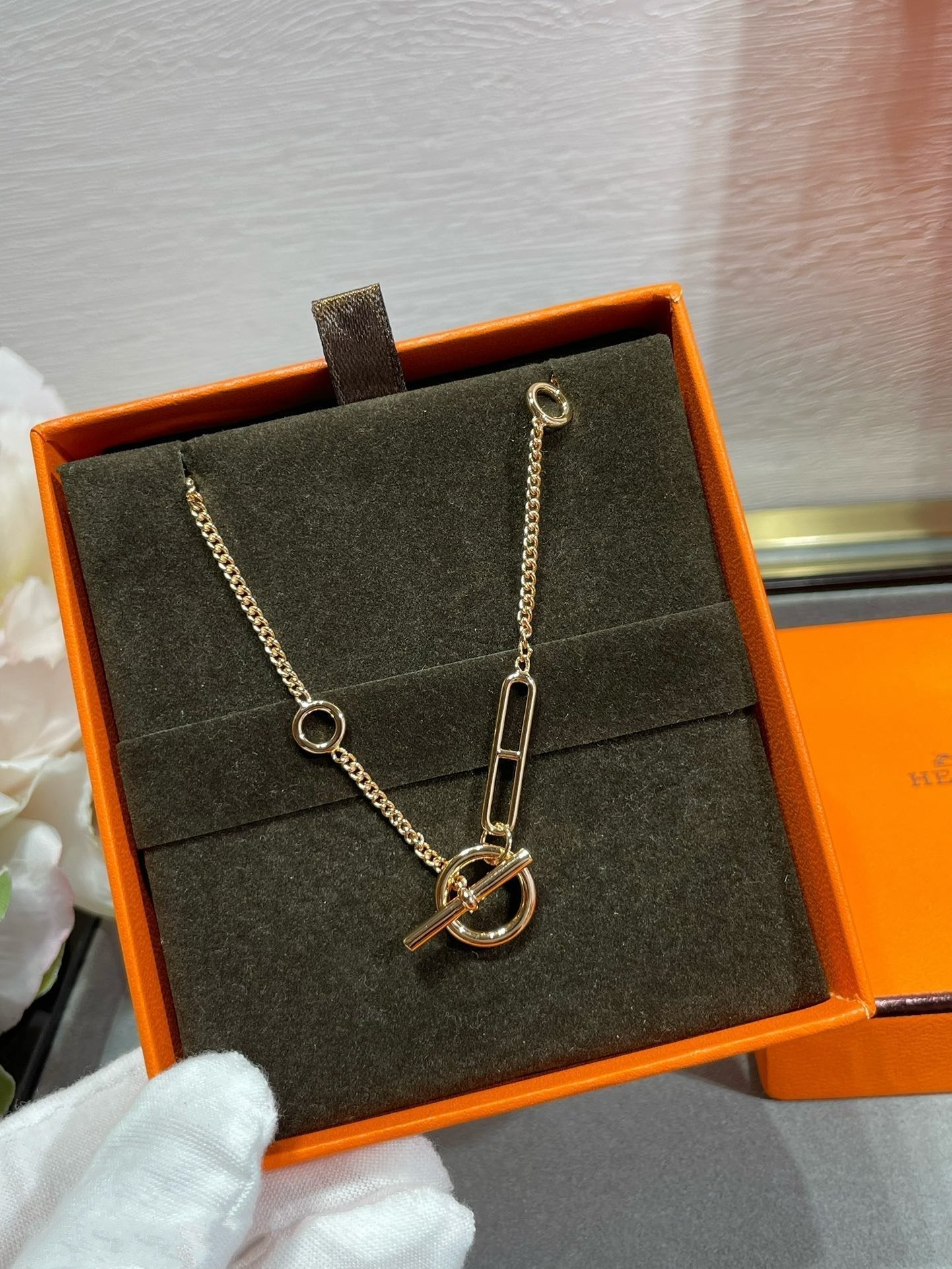 [GALE]HM STERLING CHAINE D'ANCRE HEART