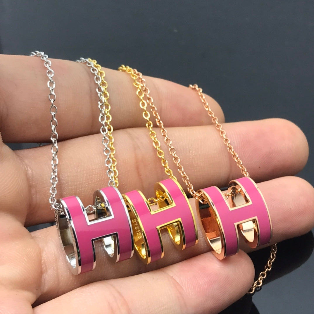 [GALE]H NECKLACE PINK