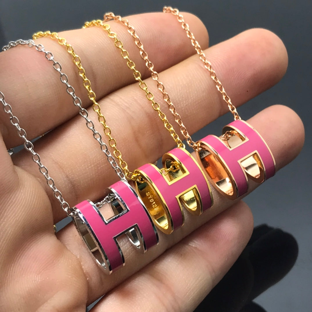 [GALE]H NECKLACE PINK