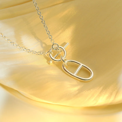 [GALE]HM CHAINE D'ANCRE PENDANT NECKLACE STERLING SILVER