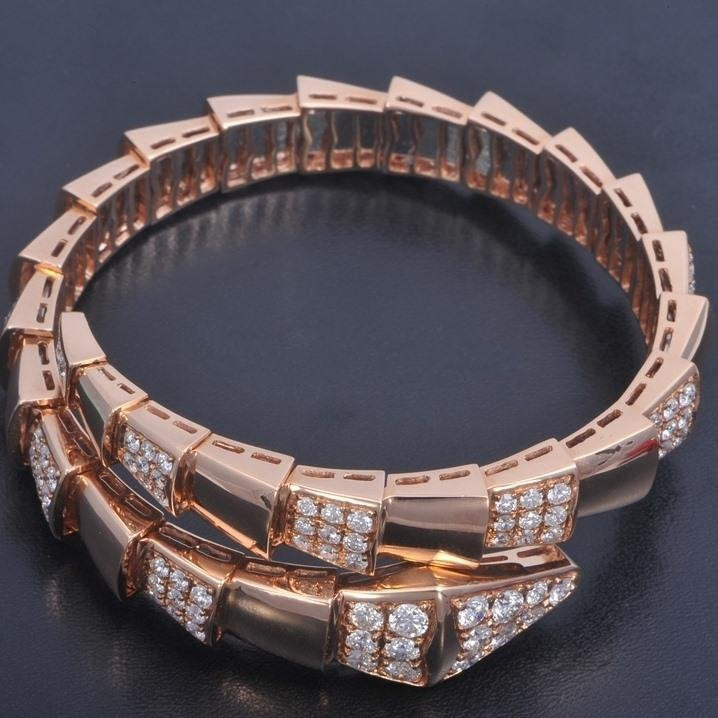 [GALE]SERPENTI BRACELET PINK GOLD DIAMOND