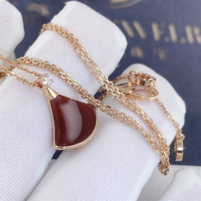 [GALE]DREAM NECKLACE CARNELIAN 1 DIAMOND