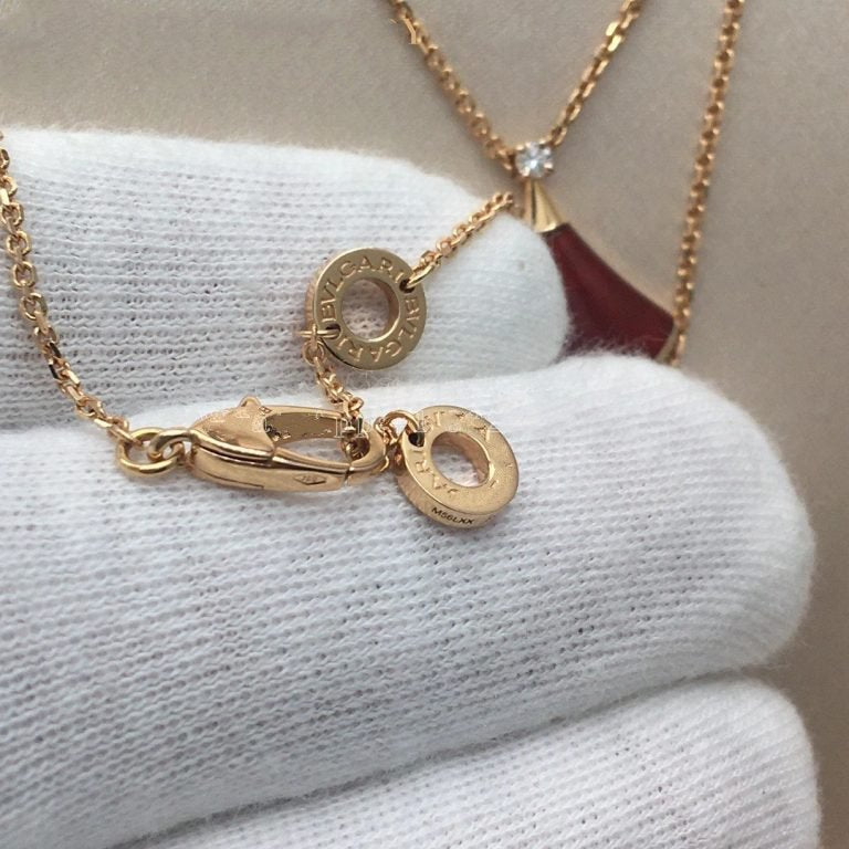 [GALE]DREAM NECKLACE CARNELIAN 1 DIAMOND