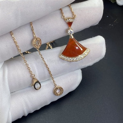 [GALE]DREAM NECKLACE CARNELIAN DIAMOND