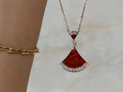 [GALE]DREAM NECKLACE CARNELIAN DIAMOND